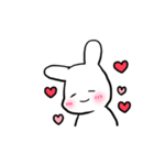 表情豊かなうさぎっち（個別スタンプ：8）