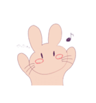 圧倒的ウサギ（個別スタンプ：1）