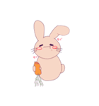 圧倒的ウサギ（個別スタンプ：5）