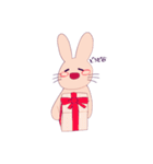 圧倒的ウサギ（個別スタンプ：11）