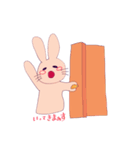 圧倒的ウサギ（個別スタンプ：13）