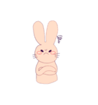 圧倒的ウサギ（個別スタンプ：16）