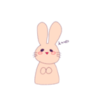圧倒的ウサギ（個別スタンプ：17）