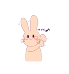 圧倒的ウサギ（個別スタンプ：22）