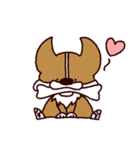 うちのコーギー （文字あり）（個別スタンプ：1）