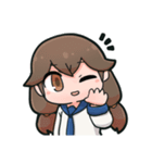 ゆる女の子（個別スタンプ：1）