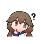 ゆる女の子（個別スタンプ：3）