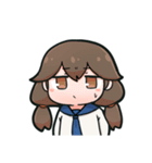 ゆる女の子（個別スタンプ：4）