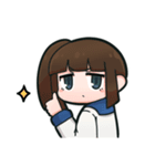 ゆる女の子（個別スタンプ：9）
