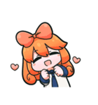 ゆる女の子（個別スタンプ：14）