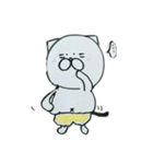 猫太郎 太文字バージョン。（個別スタンプ：8）