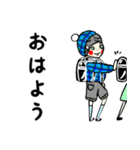 大人気！ランドセルちゃん 黒編（個別スタンプ：30）