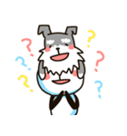もふもふシュナウザー（個別スタンプ：4）