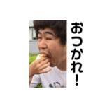 ホットドッグを食べるたくみ（個別スタンプ：28）