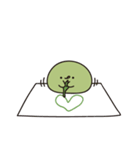かわいい よもぎ ＆ 米もち（個別スタンプ：3）