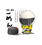 ピットクルー ピット レース 車 ドライブ（個別スタンプ：6）