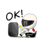 ピットクルー ピット レース 車 ドライブ（個別スタンプ：8）
