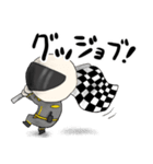 ピットクルー ピット レース 車 ドライブ（個別スタンプ：17）