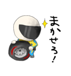 ピットクルー ピット レース 車 ドライブ（個別スタンプ：25）