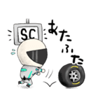 ピットクルー ピット レース 車 ドライブ（個別スタンプ：32）