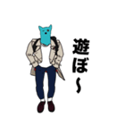 柴犬マスク（個別スタンプ：6）