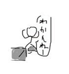 狂気の落書き（個別スタンプ：25）