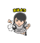 オマケのシール風スタンプ（個別スタンプ：1）