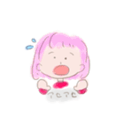 カラフルなおんなのこ 日常（個別スタンプ：6）