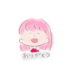 カラフルなおんなのこ 日常（個別スタンプ：8）