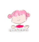 カラフルなおんなのこ 日常（個別スタンプ：15）