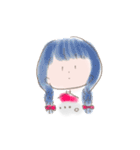 カラフルなおんなのこ 日常（個別スタンプ：17）