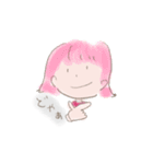 カラフルなおんなのこ 日常（個別スタンプ：22）