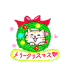 プリティ猫（クリスマス＆お正月編）（個別スタンプ：3）