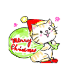 プリティ猫（クリスマス＆お正月編）（個別スタンプ：4）