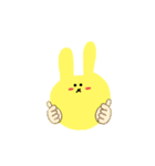 きいろいうさぎのラパンちゃん（個別スタンプ：4）