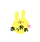 きいろいうさぎのラパンちゃん（個別スタンプ：24）