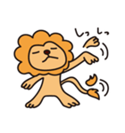 気を抜いてるライオン（個別スタンプ：26）