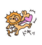 気を抜いてるライオン（個別スタンプ：27）