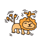 気を抜いてるライオン（個別スタンプ：31）