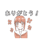 ゆるい感じの女子（個別スタンプ：3）