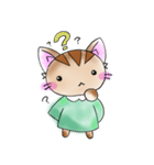 なぜなぜネコさん（個別スタンプ：1）