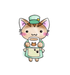 なぜなぜネコさん（個別スタンプ：4）