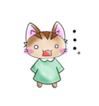 なぜなぜネコさん（個別スタンプ：17）