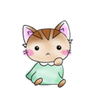 なぜなぜネコさん（個別スタンプ：24）