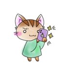 なぜなぜネコさん（個別スタンプ：32）