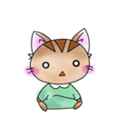 なぜなぜネコさん（個別スタンプ：35）