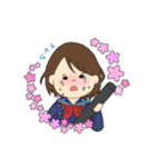楽しい仲間と季節たち（個別スタンプ：3）