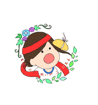 楽しい仲間と季節たち（個別スタンプ：7）