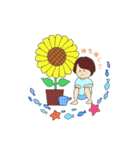 楽しい仲間と季節たち（個別スタンプ：21）