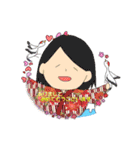 楽しい仲間と季節たち（個別スタンプ：35）